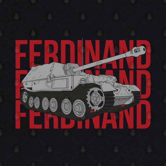 Ferdinand German tank destroyer by FAawRay